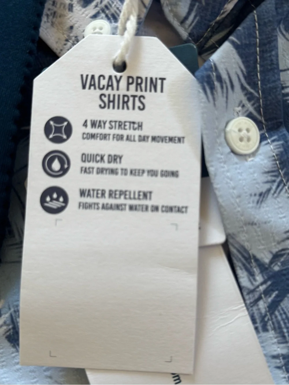 Vintage Summer vacay swimwear Men’s Blue Palm-Print shirt